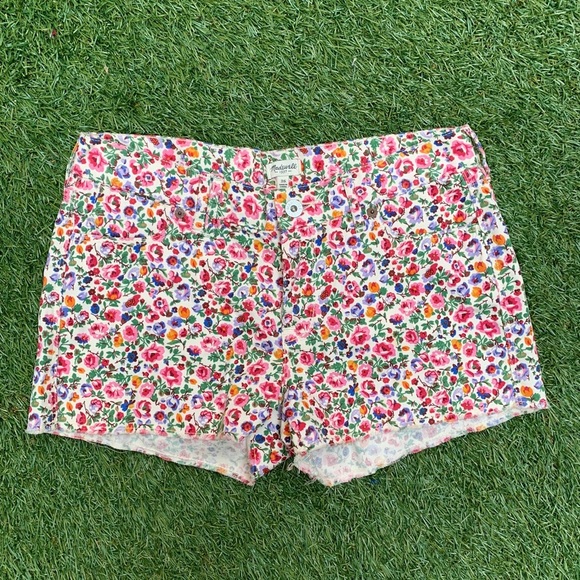 Madewell Floral Print Cut Off Shorts - Picture 2 of 7